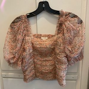Floral crop top